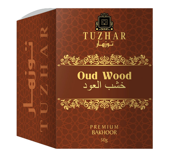 TUZHAR OUD WOOD- Premium Bakhoor Chips 50g