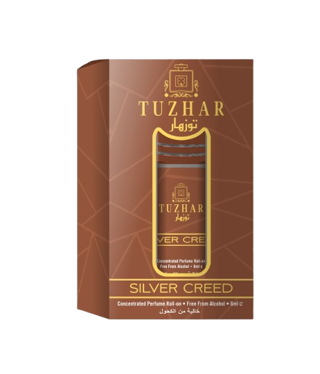 Tuzhar Silver Creed – Premium 6ml Roll On Perfume