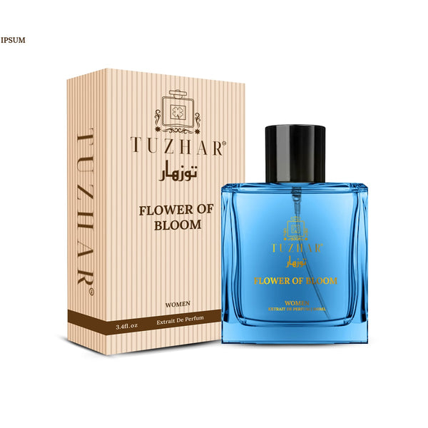 Tuzhar Flower Bloom – Luxury Extrait de Parfum 100ml (For Women)