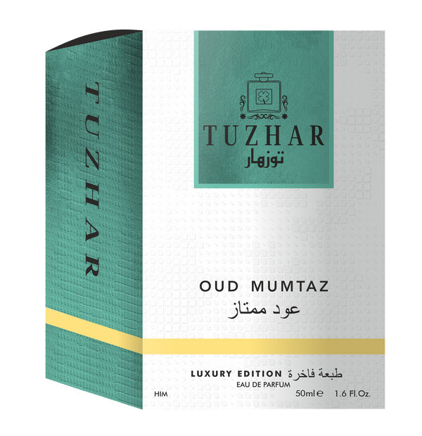 Tuzhar Oud Mumtaz – Luxury Edition Eau de Parfum 50ml (For Men)
