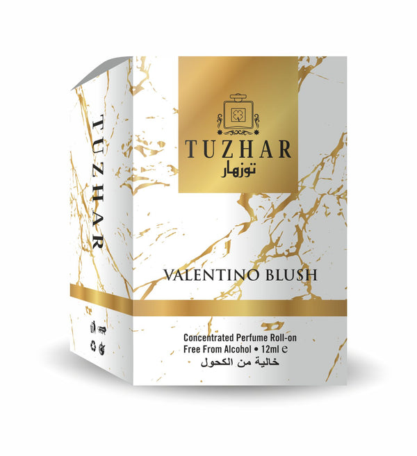 Tuzhar Valentino Blush – Premium 12ml Concentrated Roll On Perfume